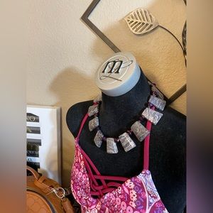 💜Great USED condition Vintage Donna Dressler 925 necklace.